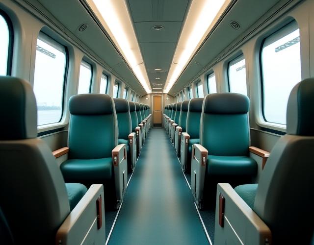 新幹線のグリーン車内装